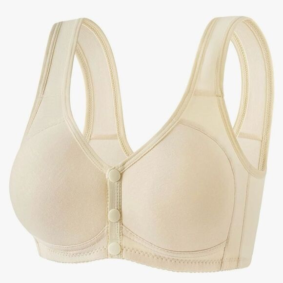 NWT Daisy Women's Cream Supportive Bra - Picture 8 of 10